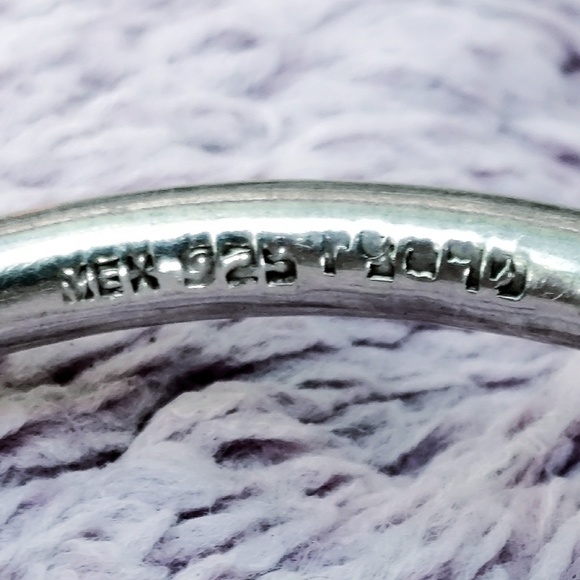 Vintage Designer Taxco Sterling Silver Mid-Century Modern Clamper Bracelet - Picture 8 of 8